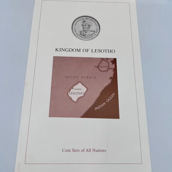 Franklin Mint Coin Sets of All Nations Collectible Kingdom of Lesotho VTG - Picture 4 of 13